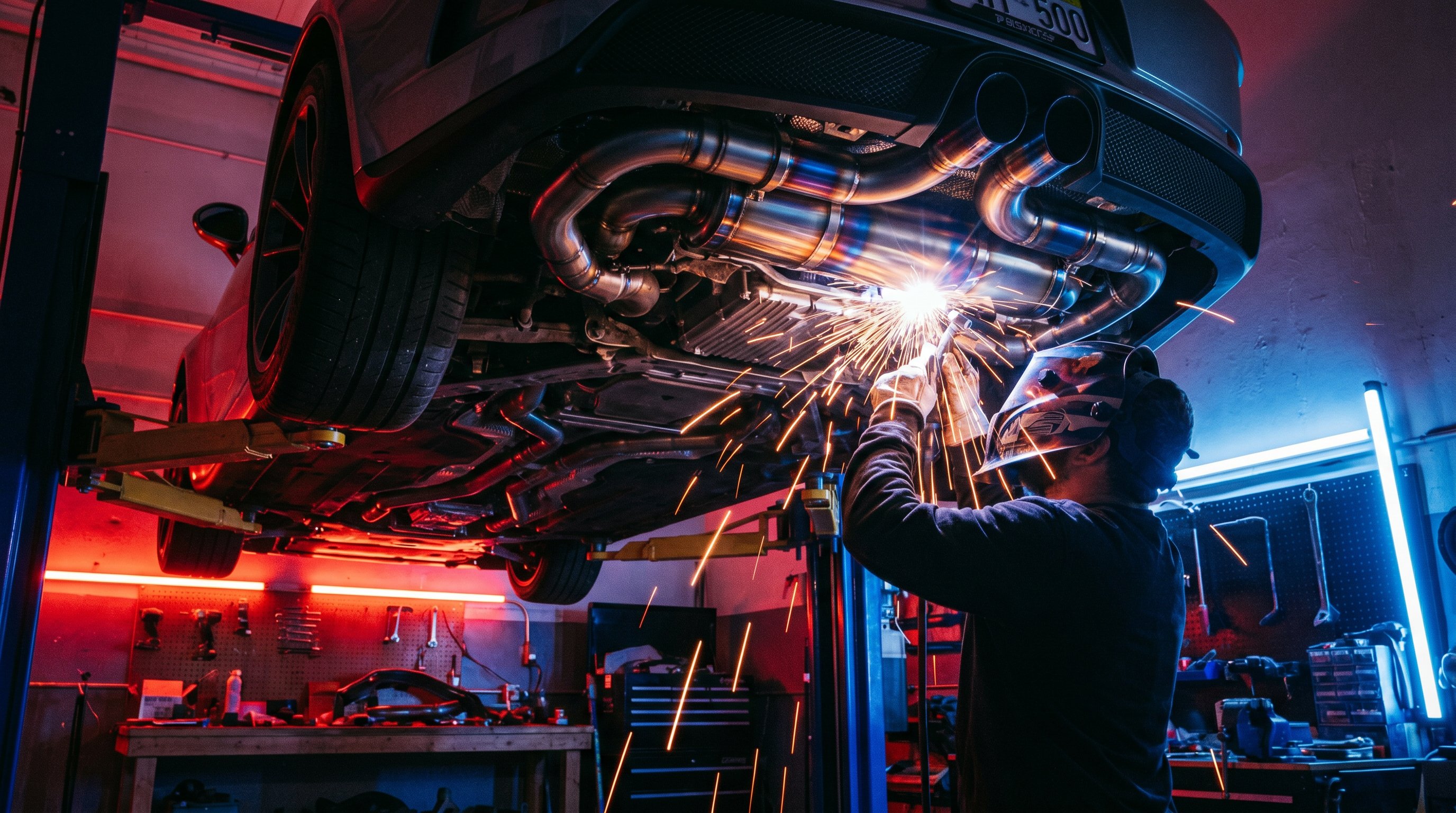 91排气改装视频